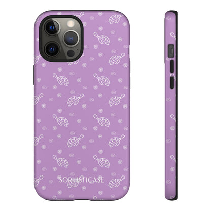 Turtle Island in Purple - Drop Proof iPhone Case