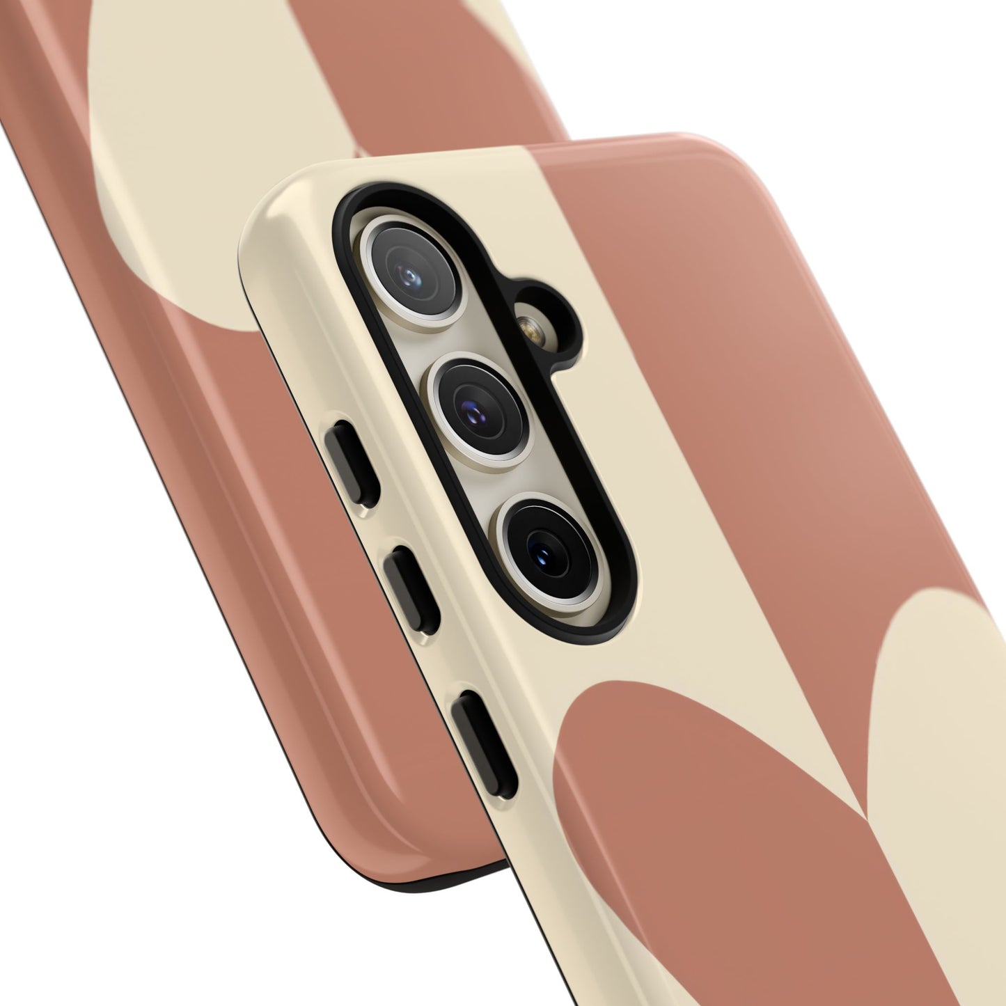 Be Mine in Brown and Cream - iPhone Case, Samsung Galaxy Case, Google Pixel Case