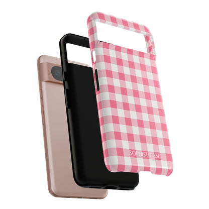 Tough Case - Gingham in Salmon