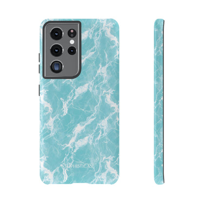 Marble Crush in Aqua - Tough Phone Case