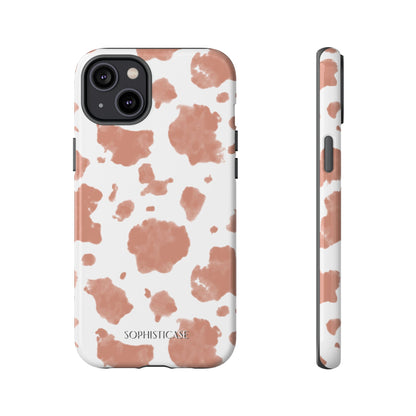 Holy Cow in Light Brown - iPhone Case