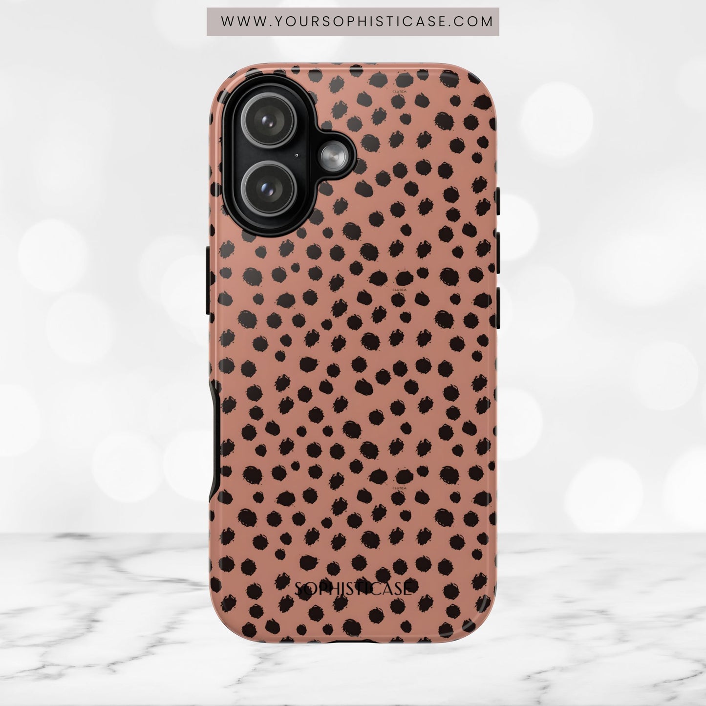 Cheetahs and Liars in Brown - iPhone Case