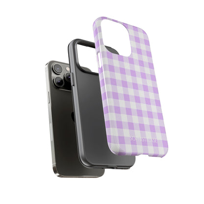 Tough Case - Gingham in Purple