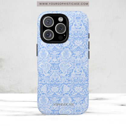 Luxe Lace in Blue - Magsafe Case