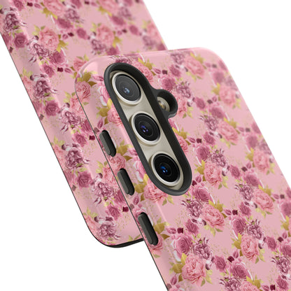 Rose Diamond Romance in Amelie - Tough Phone Case
