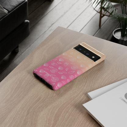 Seashell Society in Sandy Pink Sunset - iPhone Case, Samsung Galaxy Case, Google Pixel Case