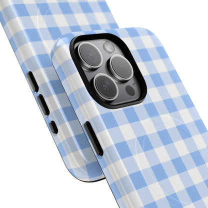 Gingham in Blue - Magsafe Case