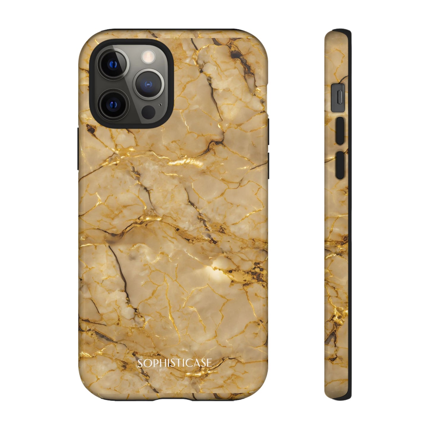Marble Opulence in Gold - iPhone Case, Samsung Galaxy Case, Google Pixel Case