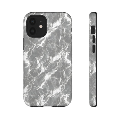 Marble Crush in Charcoal Grey - Tough Phone Case