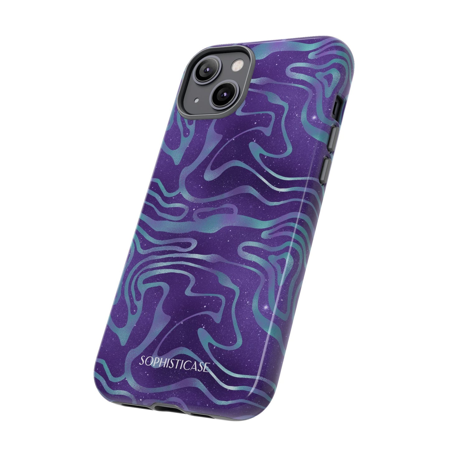 Cosmic Zebra in Blue & Purple - iPhone Case, Samsung Galaxy Case, Google Pixel Case