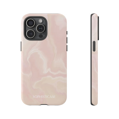 Liquid Magic in Beige Haze - iPhone Case