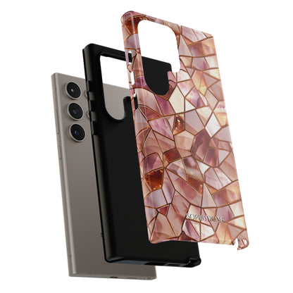 Rose' Runway in Champagne Mosaic - Tough Phone Case