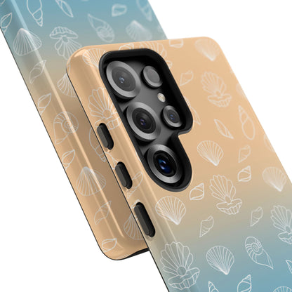 Seashell Society in Sandy Shore - iPhone Case, Samsung Galaxy Case, Google Pixel Case