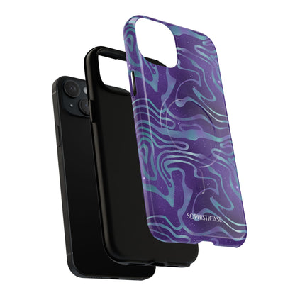 Cosmic Gold in Blue & Purple - iPhone Magsafe Case