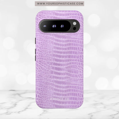 Luxe Leather in Purple - Tough Phone Case