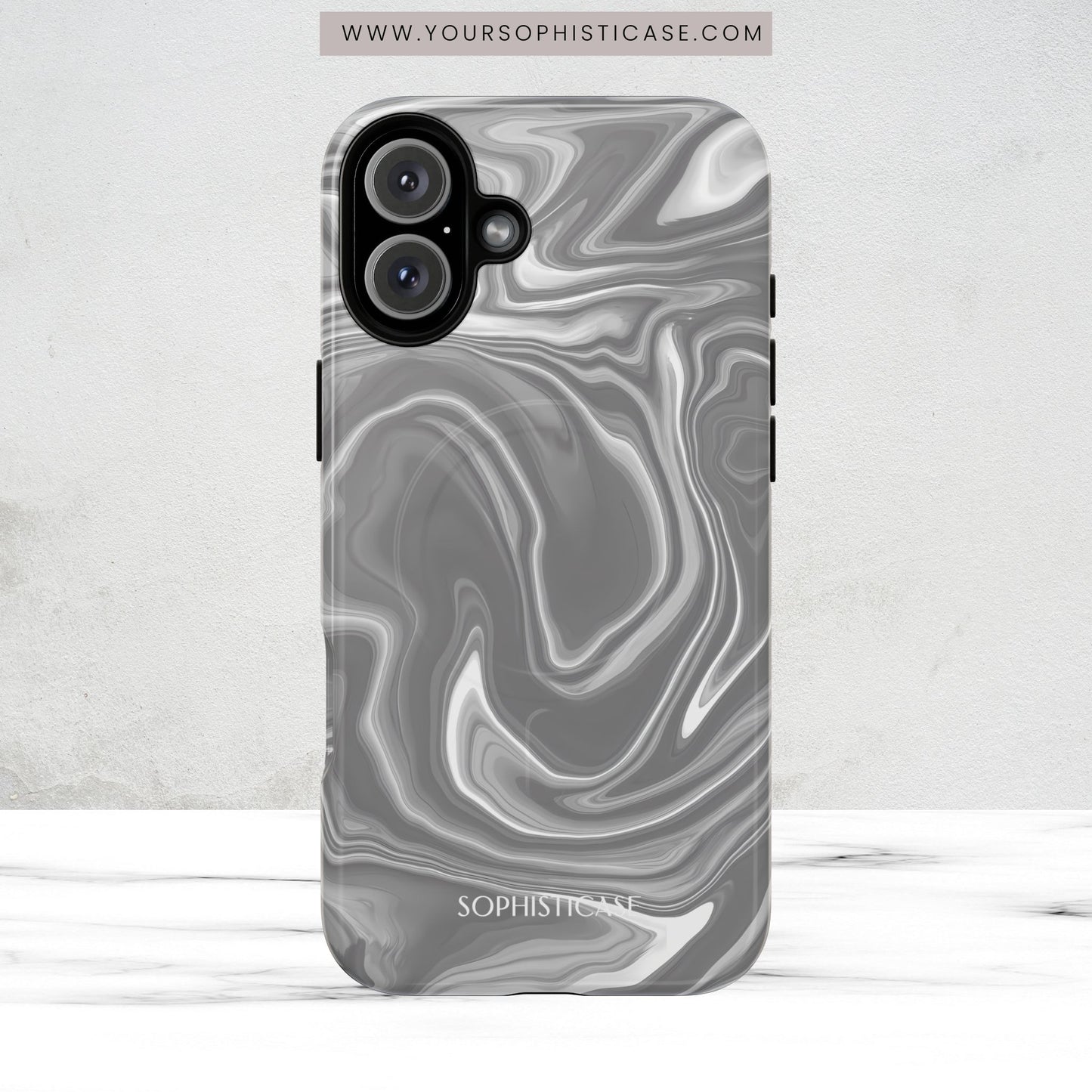 Liquid Dreams in Charcoal - Magsafe Case