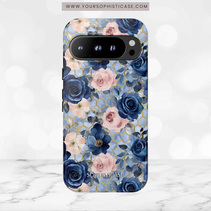 Royal Floral in Gilded Sky - Tough Phone Case