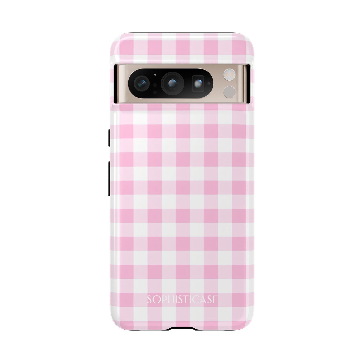 Tough Case - Gingham in Pink