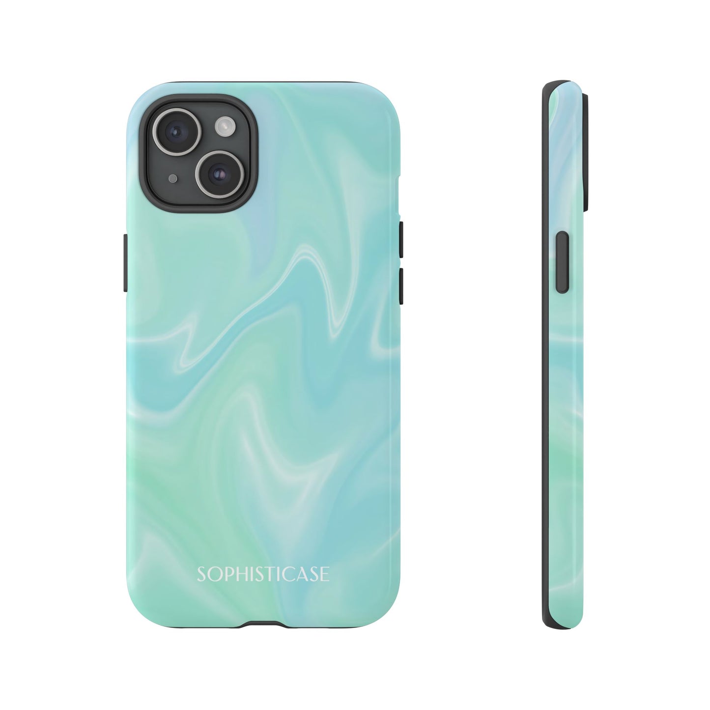 Liquid Magic in Green Haze - Drop Proof Phone Case for iPhone