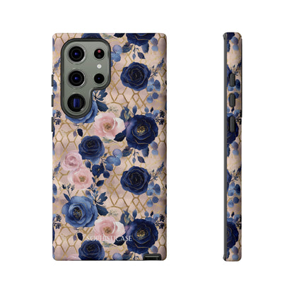 Royal Floral in Navy Blush - Tough Phone Case