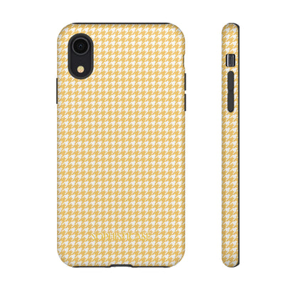 Tough Case - Houndstooth in Mustard