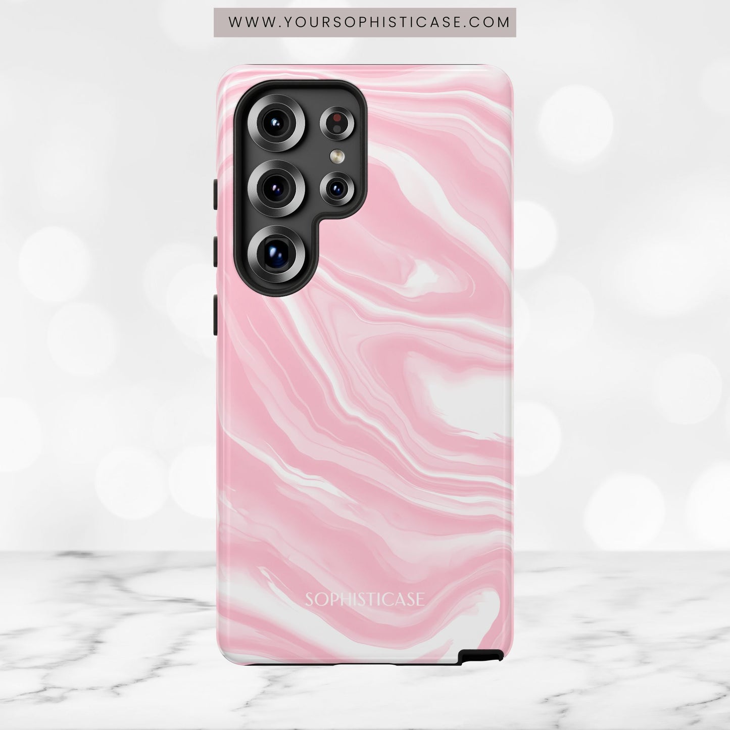 Liquid Dreams in Pink - Tough Phone Case