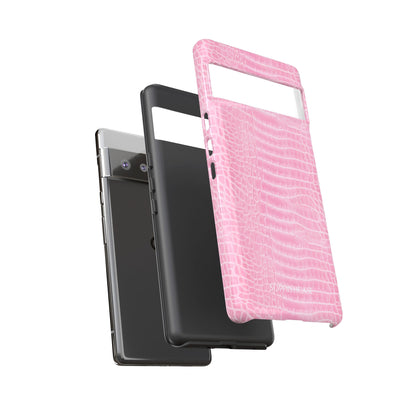 Luxe Leather in Pink - Tough Phone Case