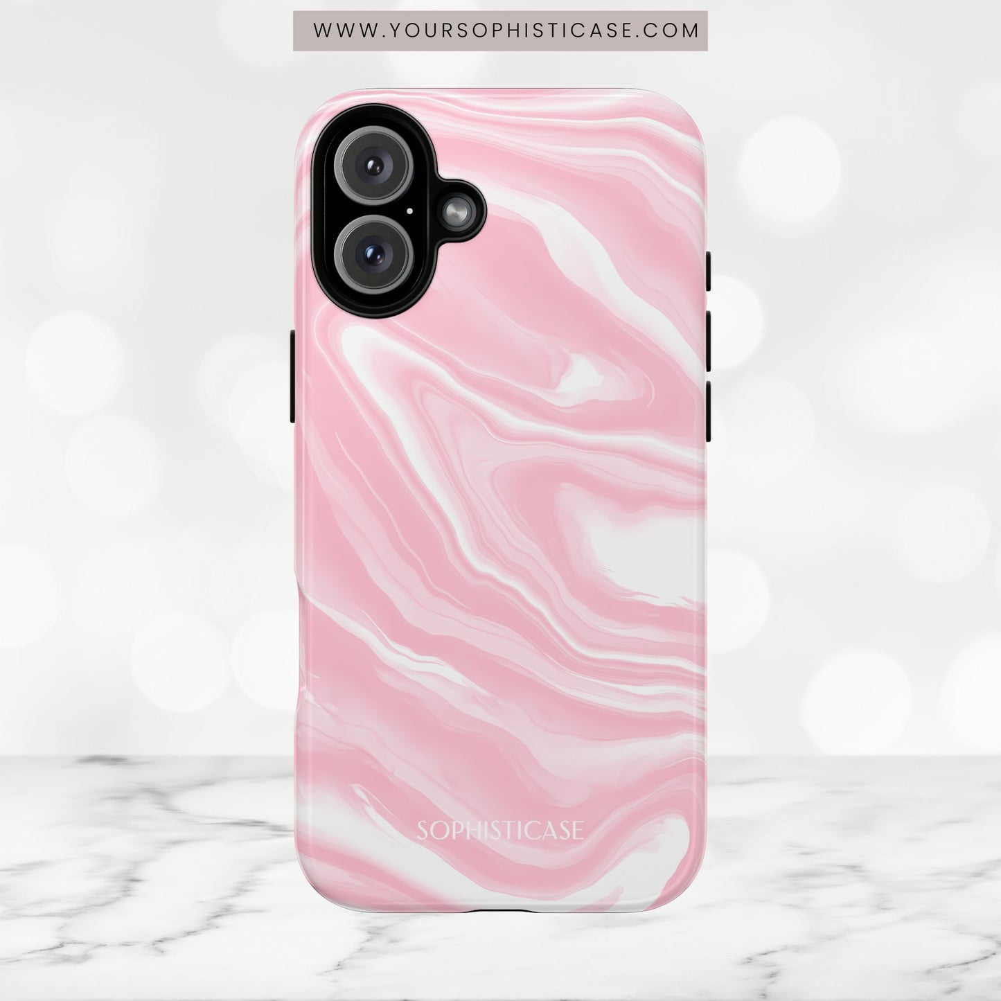 Liquid Dreams in Pink - iPhone Case