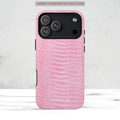 Luxe Leather in Pink - Magsafe Case