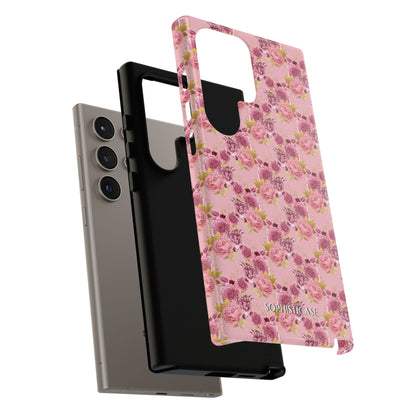 Rose Diamond Romance in Amelie - Tough Phone Case