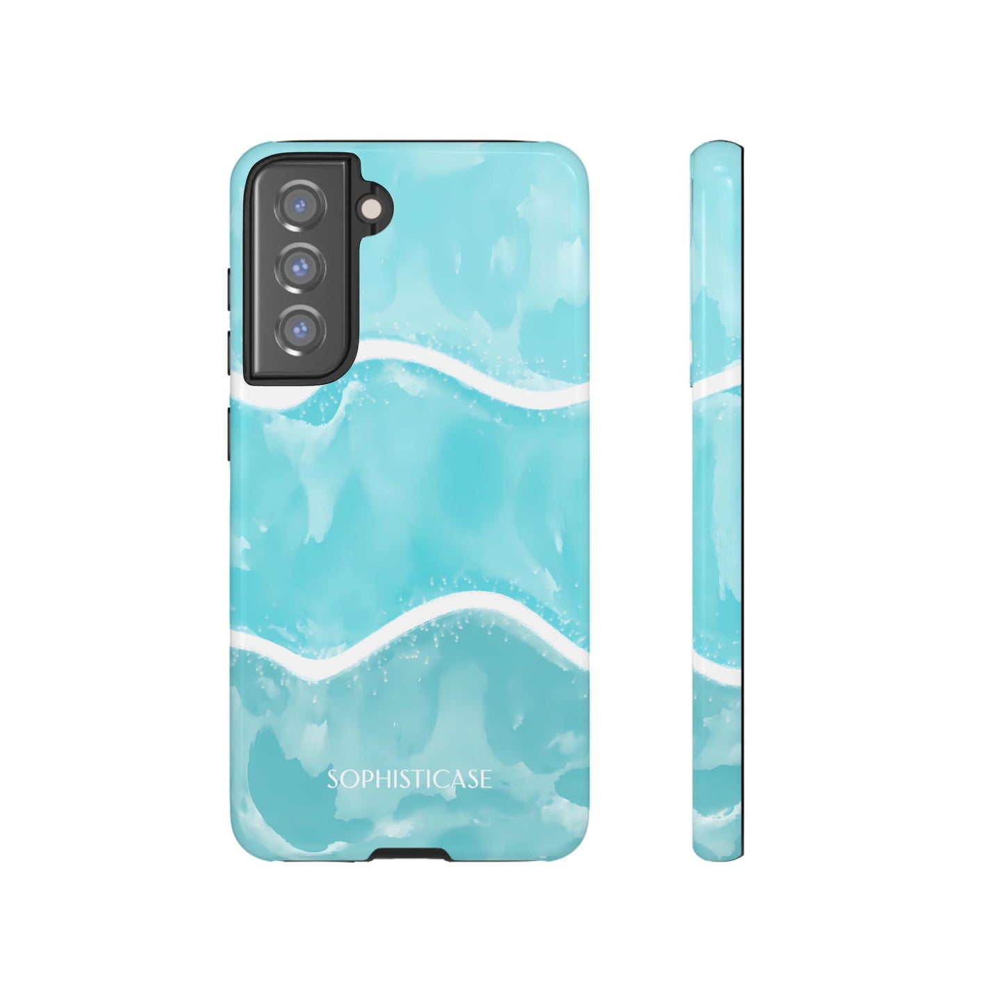 Serenity in Aqua - Drop Proof Phone Case for Samsung Galaxy