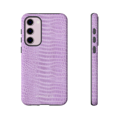 Luxe Leather in Purple - Tough Phone Case