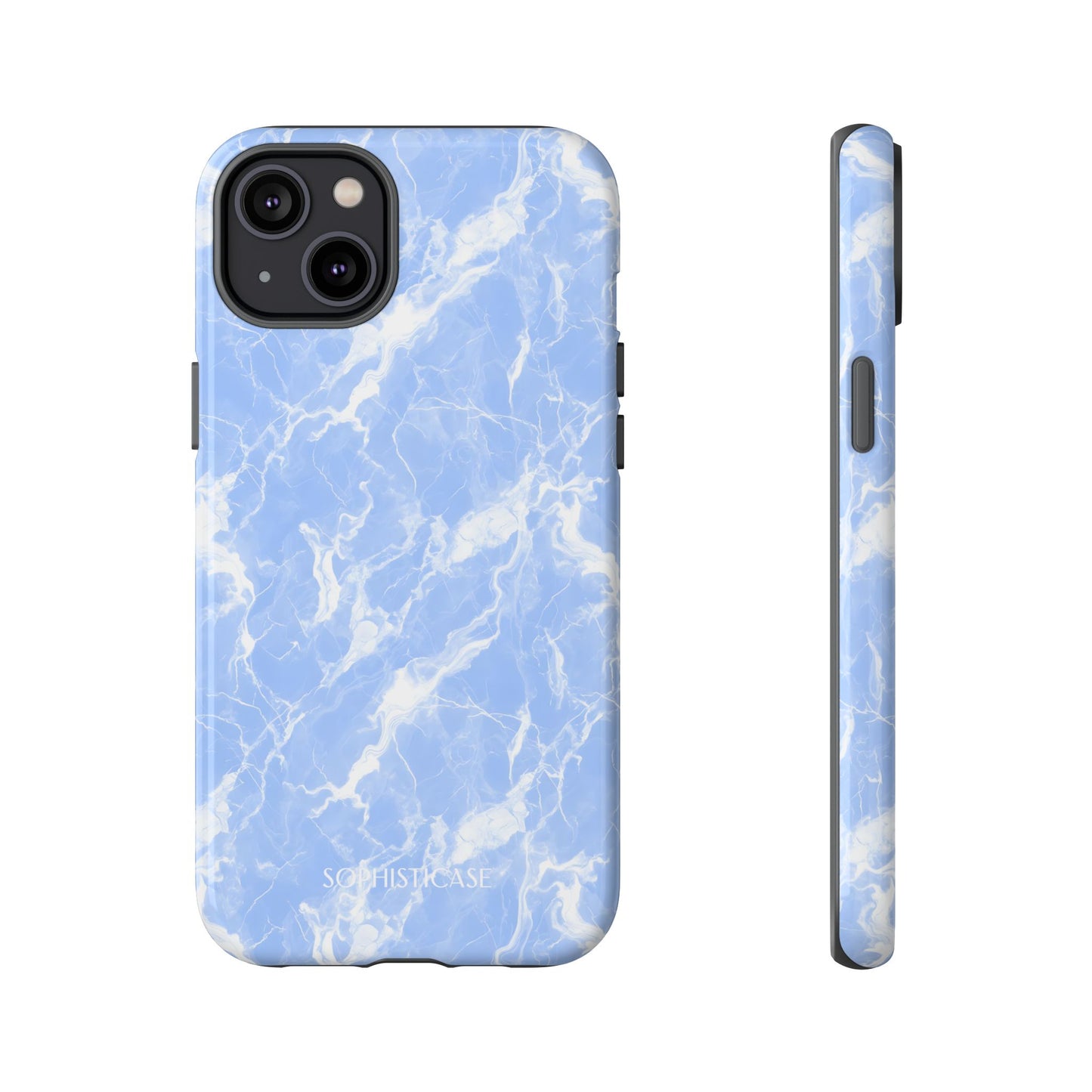 Marble Crush in Blue - Tough Phone Case
