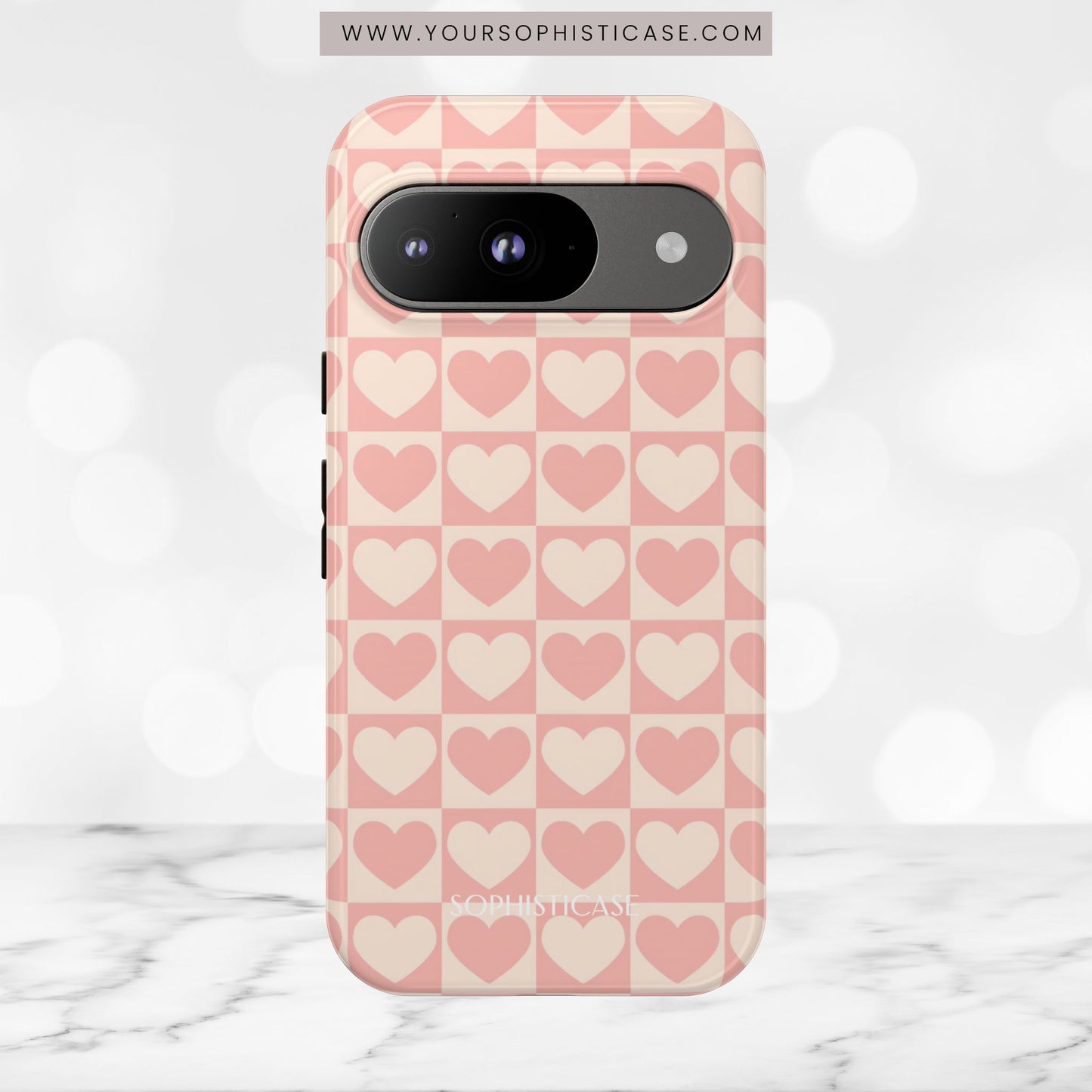 Tough Love in Pink - Tough Phone Case