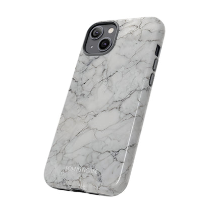 Marble Opulence in White - iPhone Case, Samsung Galaxy Case, Google Pixel Case