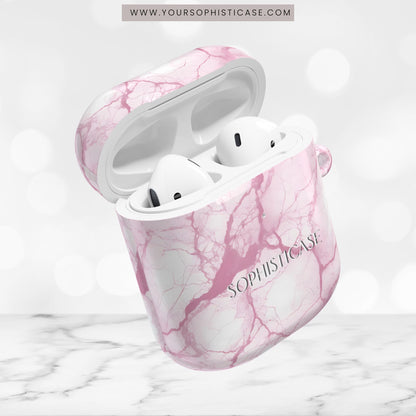 AirPod Cases - Marble Opulence in Pink
