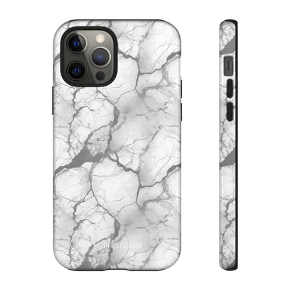 Marble Opulence in Charcoal Grey - iPhone Case
