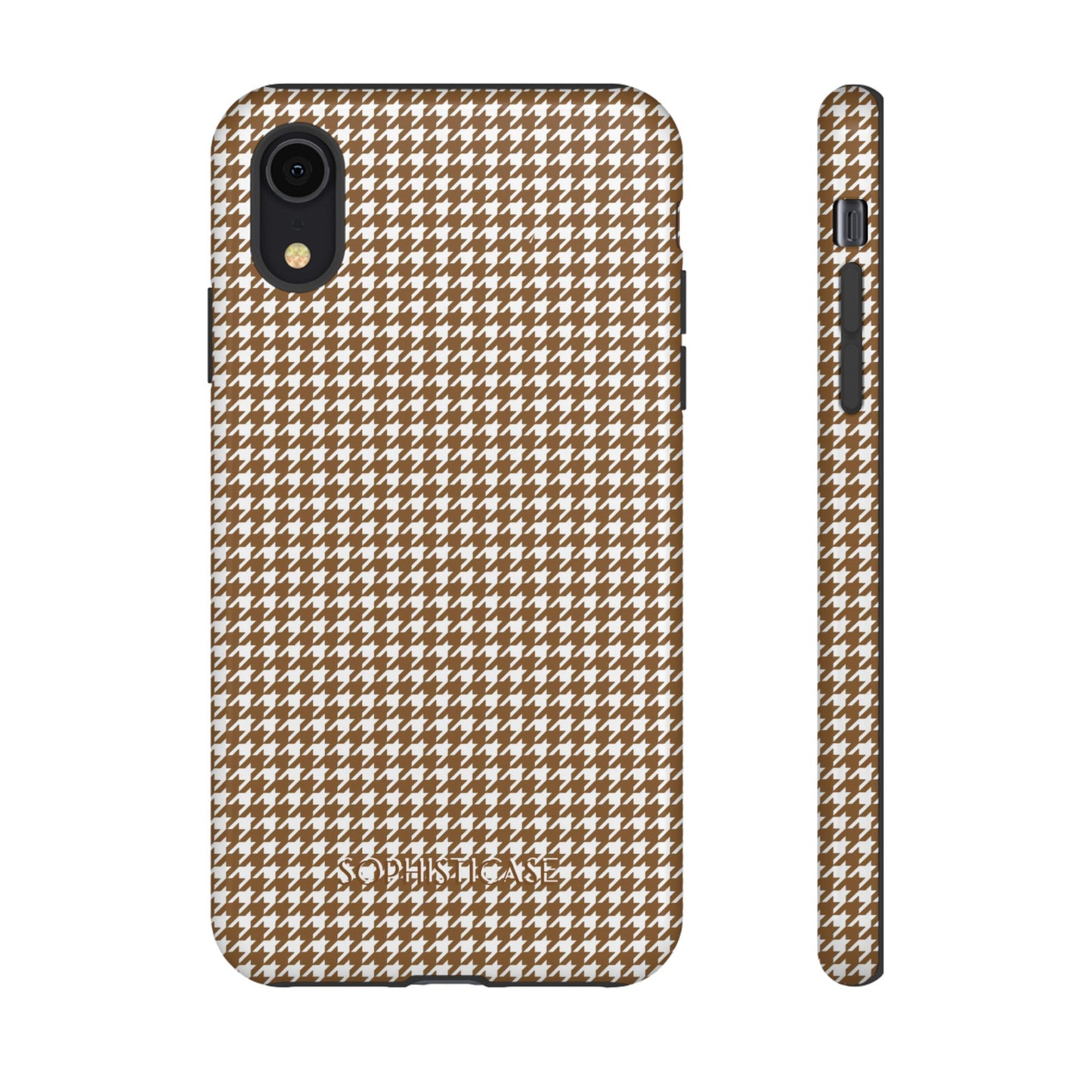 Tough Case - Houndstooth in Brown