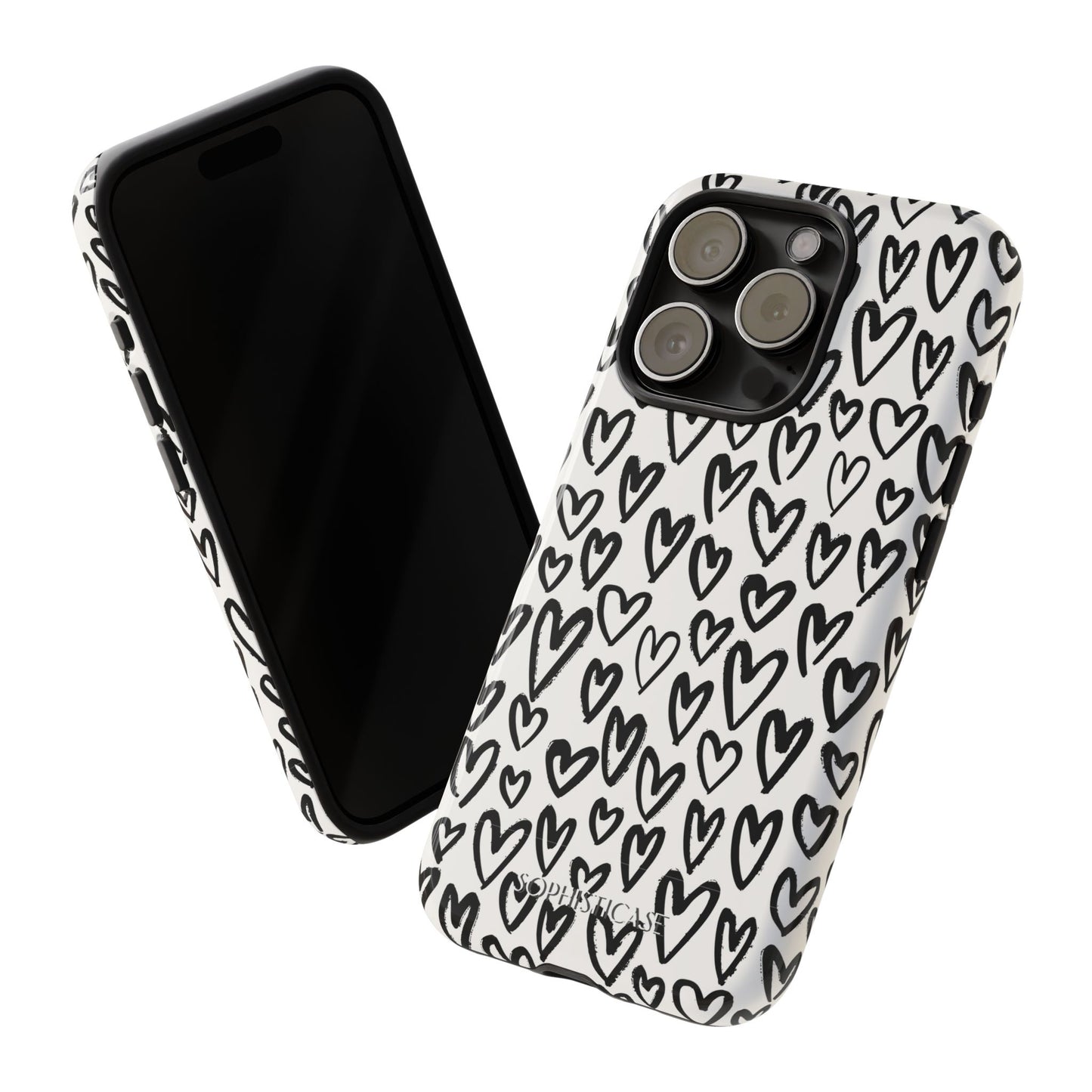 Dark Thoughts in Urban Heart - Tough Phone Case