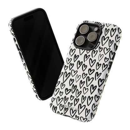 Dark Thoughts in Urban Heart - Tough Phone Case