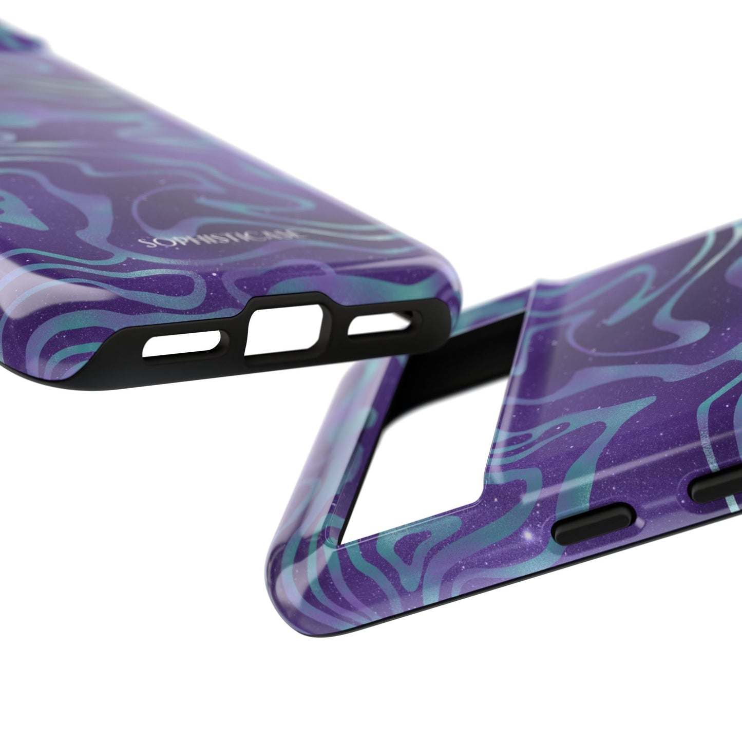 Cosmic Gold in Blue & Purple - iPhone Case, Samsung Galaxy Case, Google Pixel Case