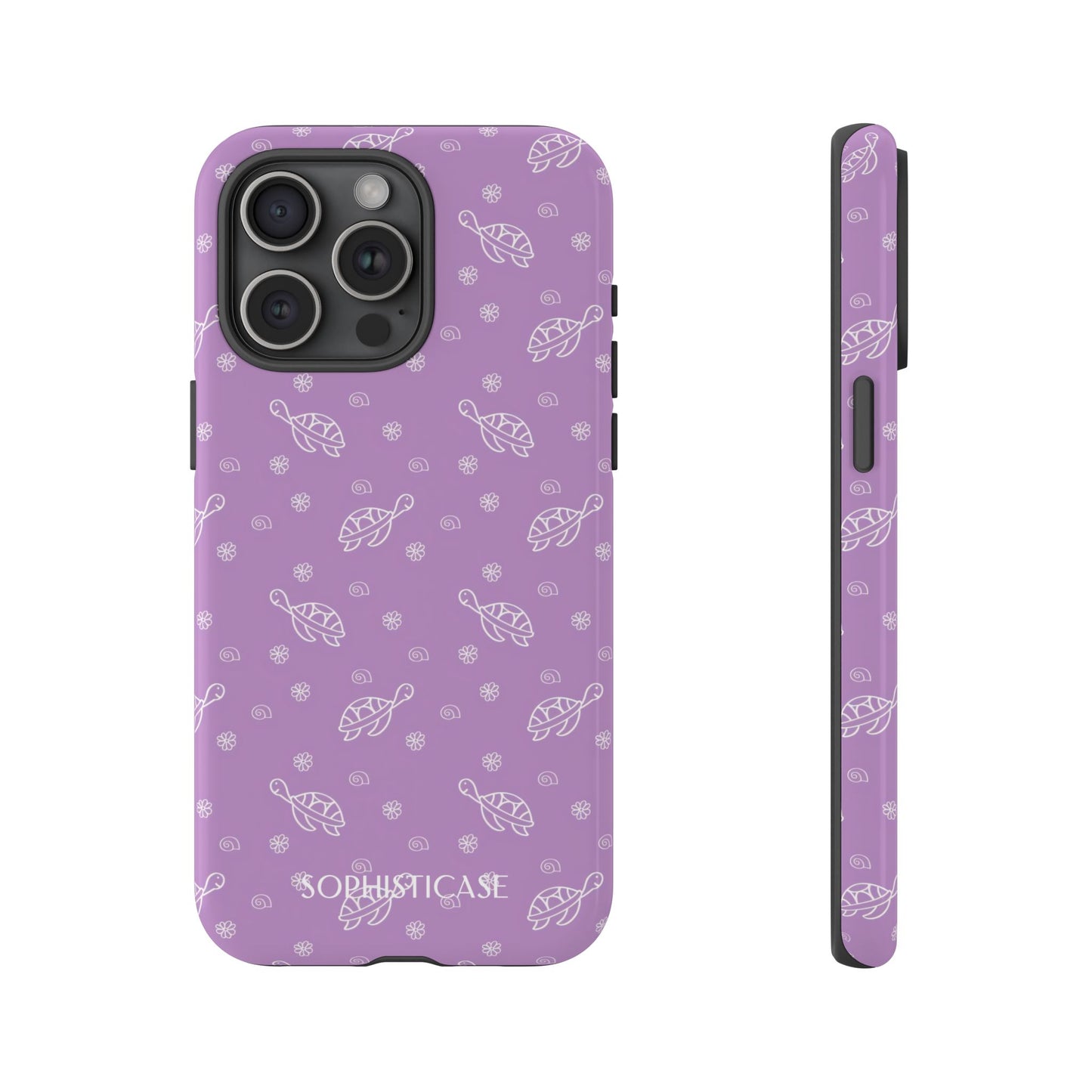 Turtle Island in Purple - Drop Proof iPhone Case