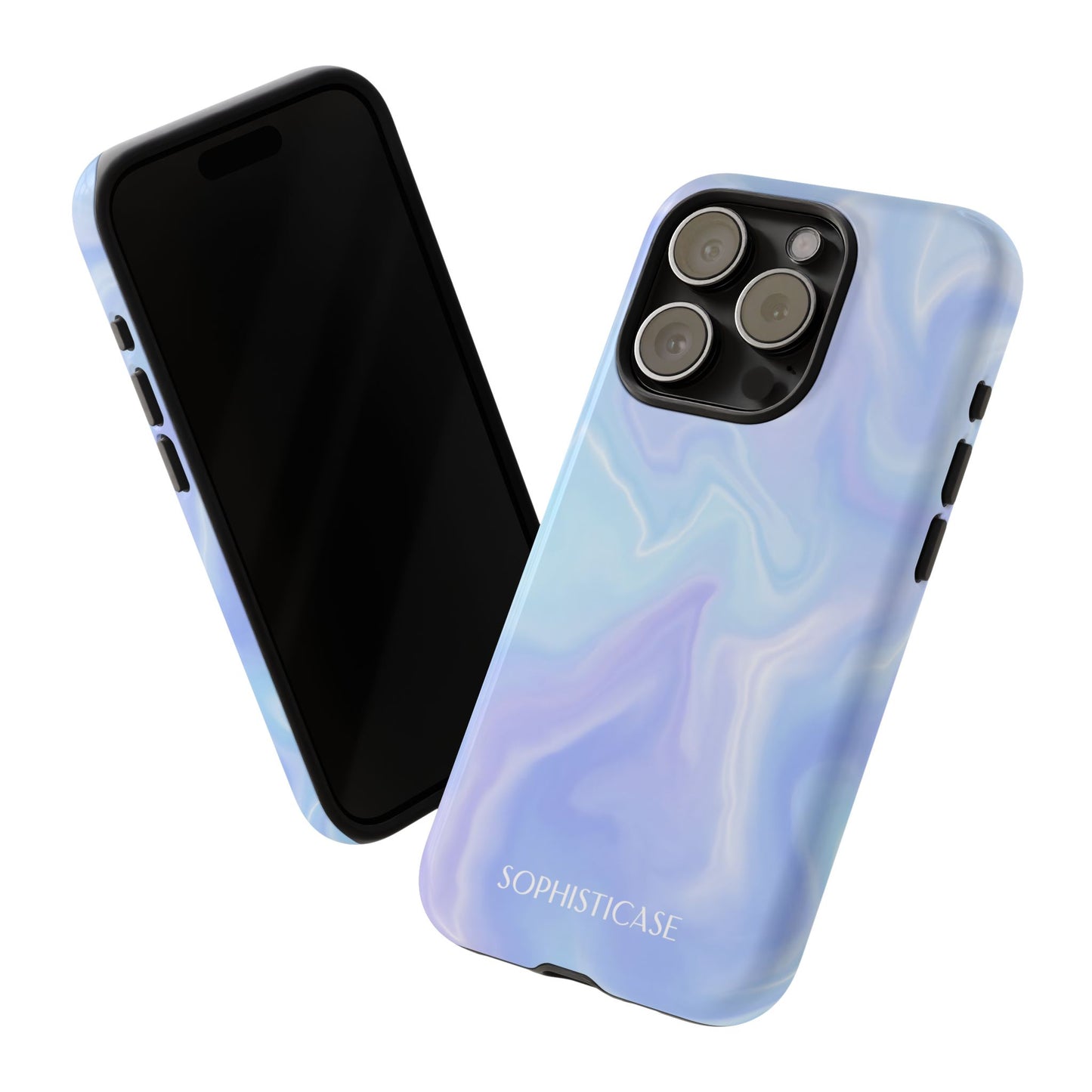 Liquid Magic in Blue Haze - iPhone Case