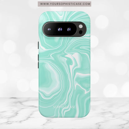 Liquid Dreams in Green - Tough Phone Case
