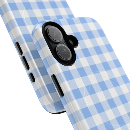 Gingham in Blue - Magsafe Case