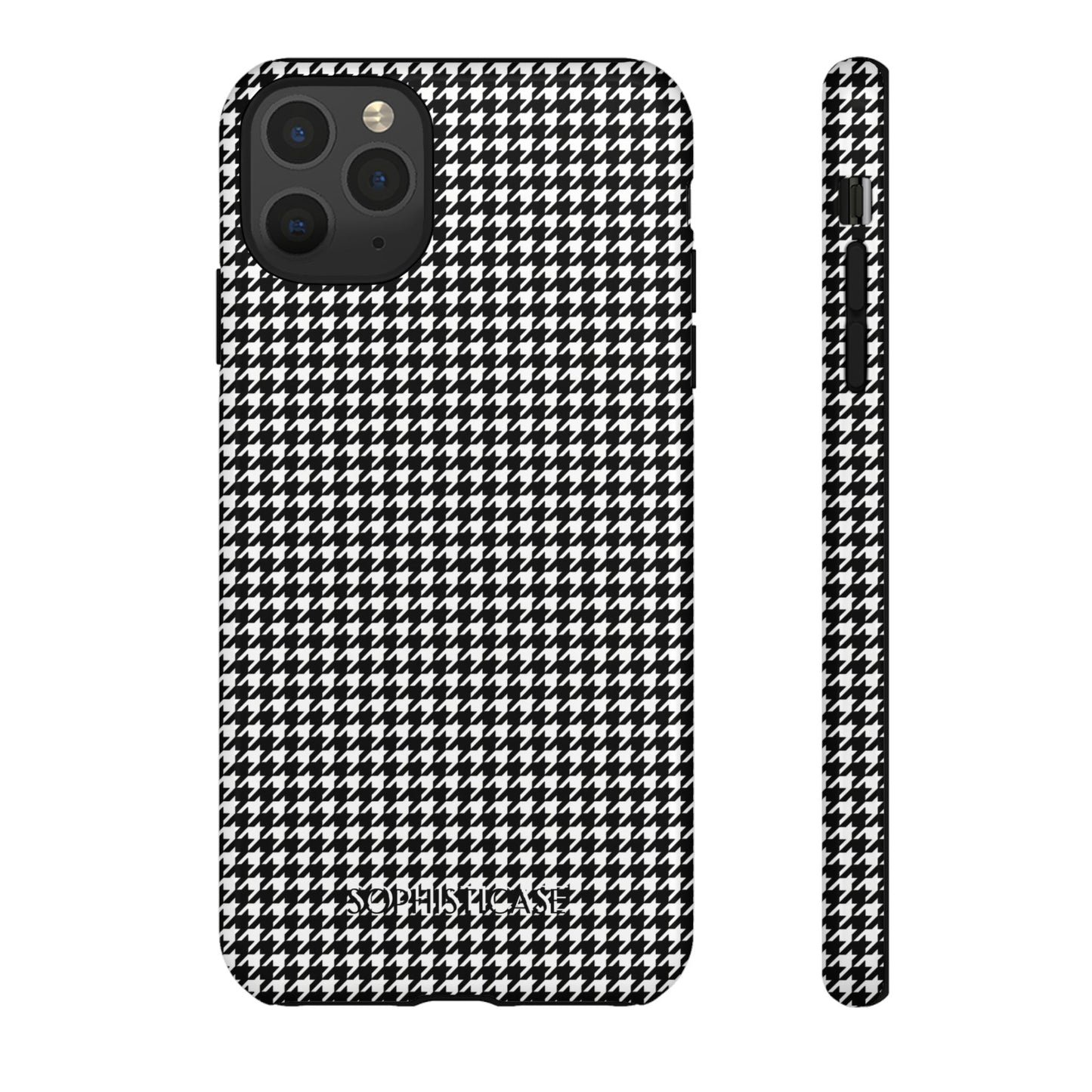 Tough Case - Houndstooth in Black