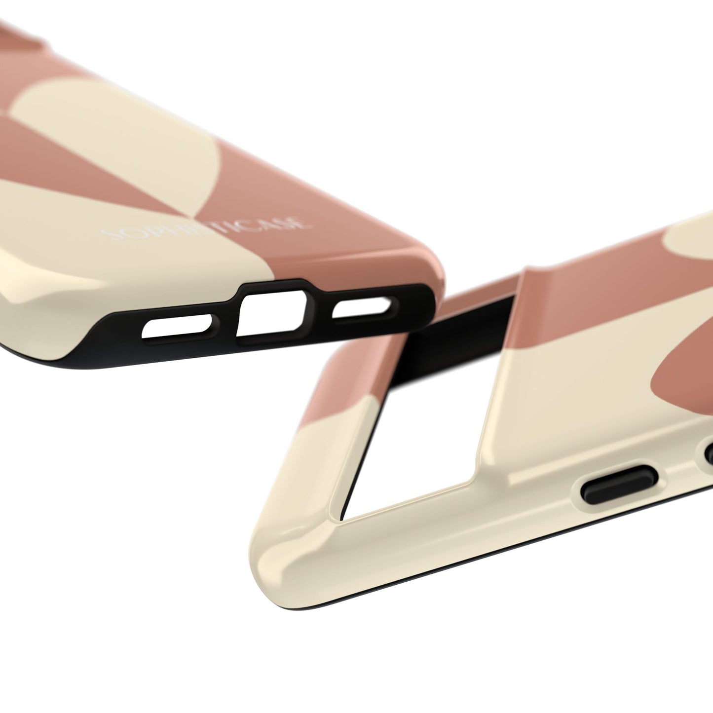 Be Mine in Brown and Cream - iPhone Case, Samsung Galaxy Case, Google Pixel Case