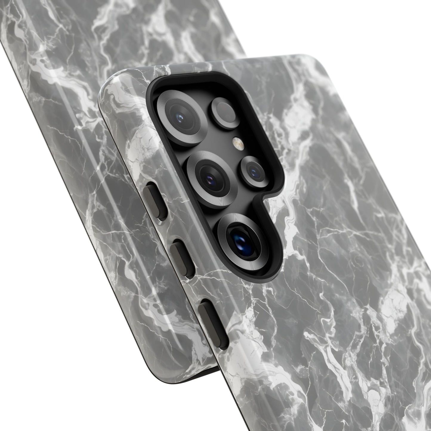 Marble Crush in Charcoal Grey - iPhone Case, Samsung Galaxy Case, Google Pixel Case