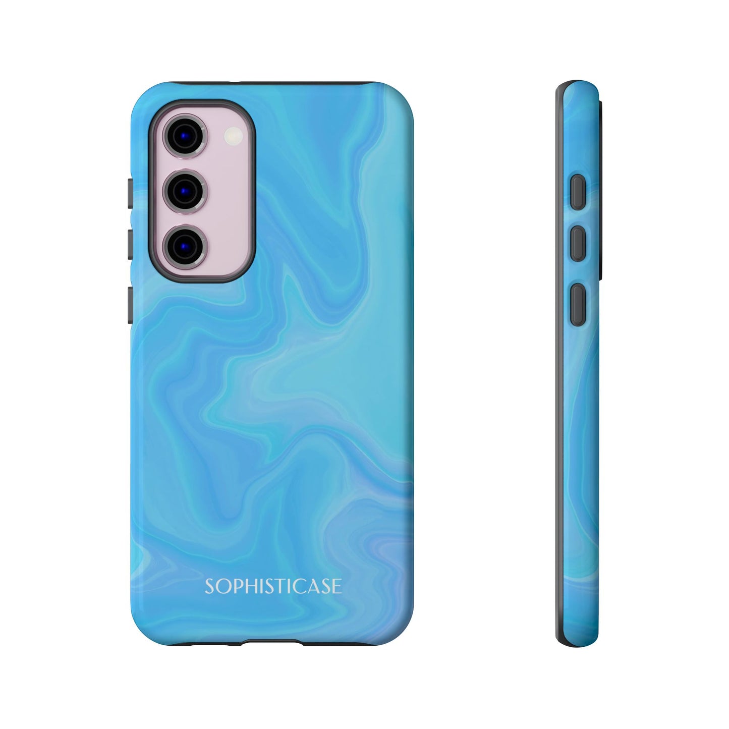 Liquid Magic in Blue - Drop Proof Phone Case for Samsung Galaxy