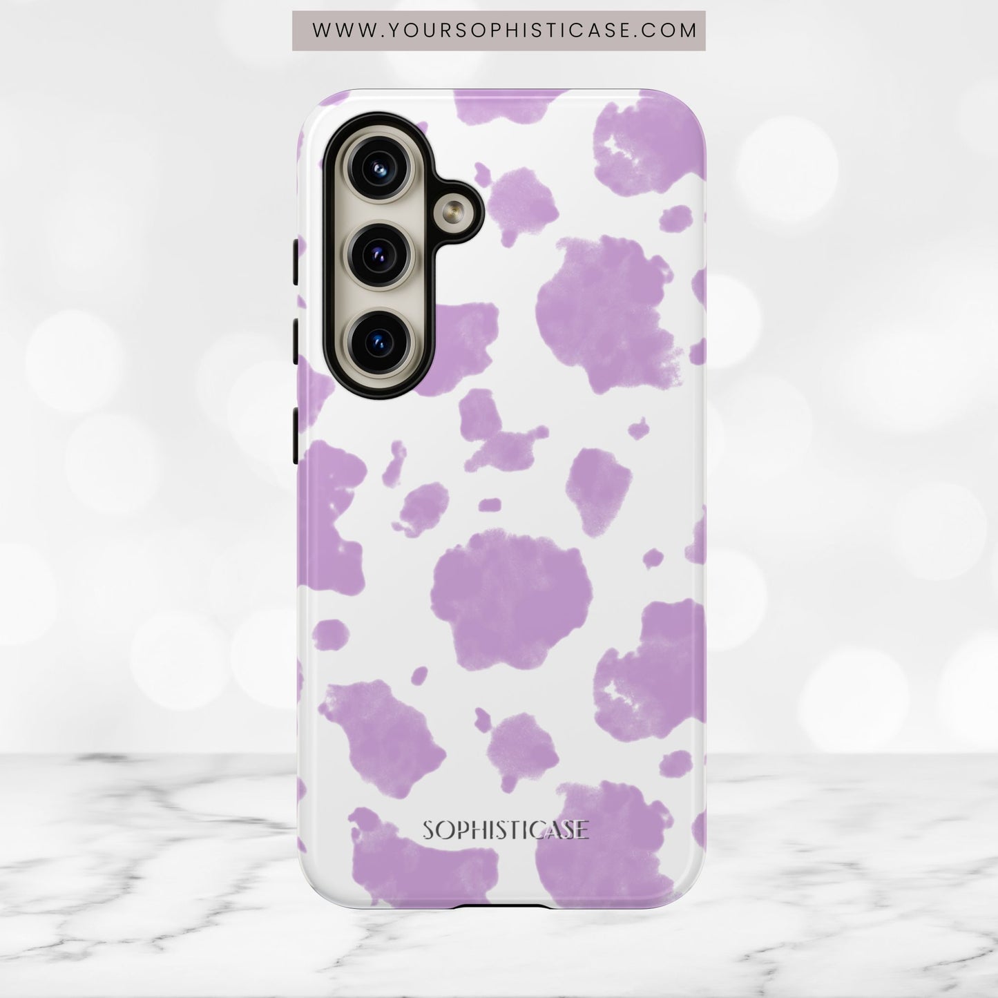 Holy Cow in Purple - iPhone Case, Samsung Galaxy Case, Google Pixel Case